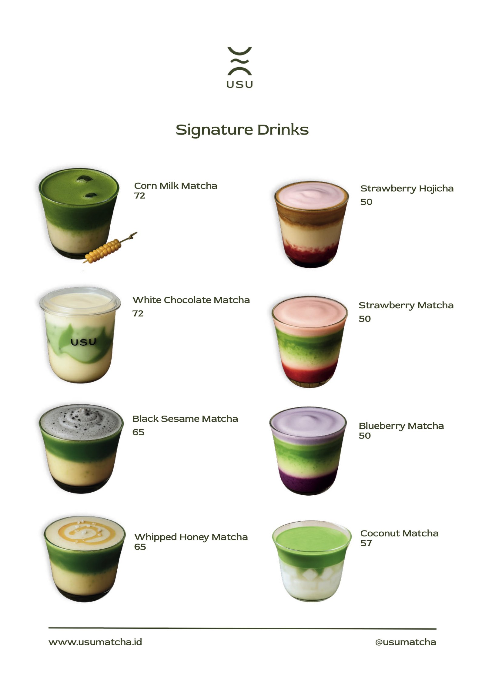 USU Matcha Menu Page 5